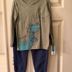 Carter’s Kids Dinosaur Hoodie and Pants Set NWT